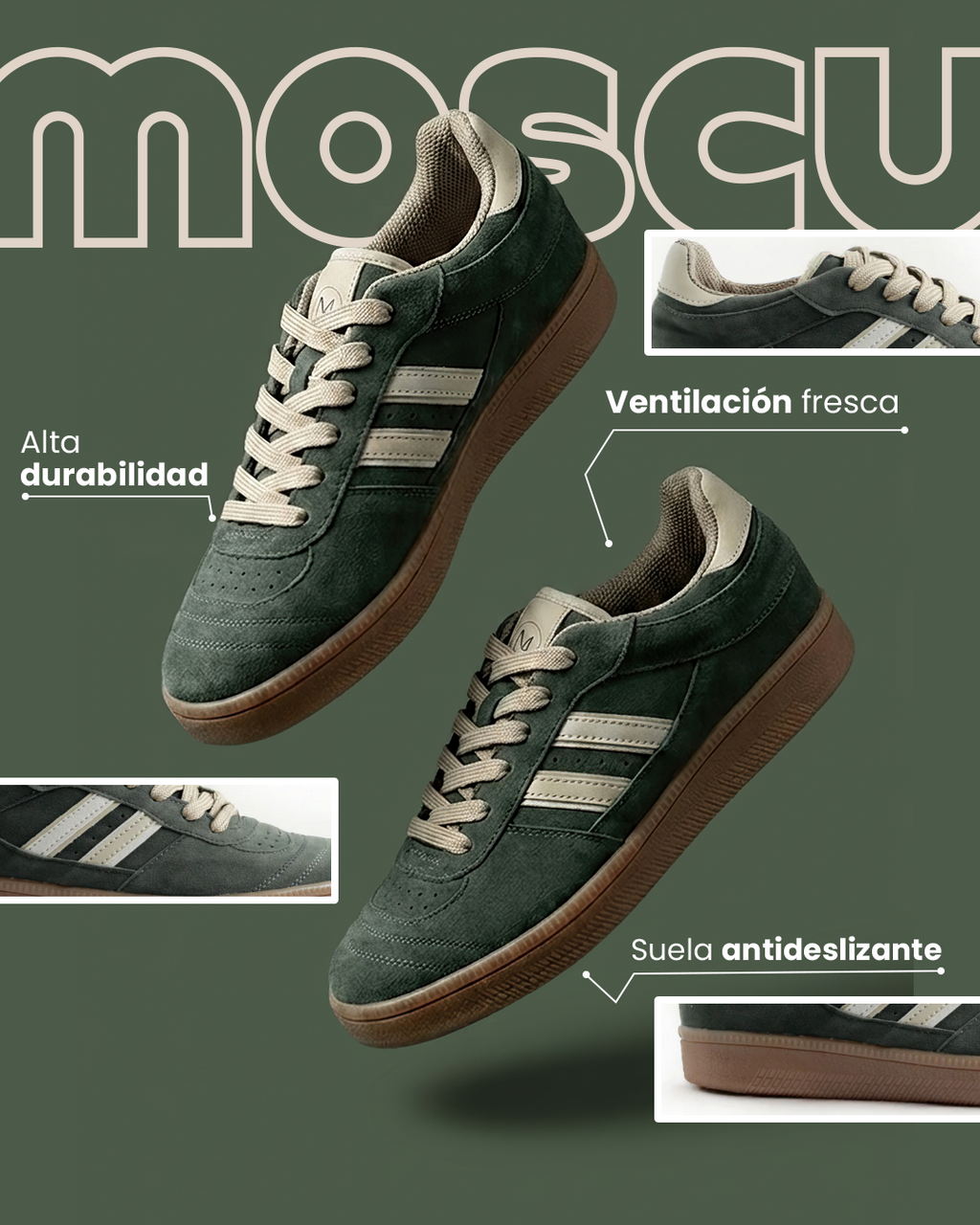 MOSCÚ VERDE BEIGE