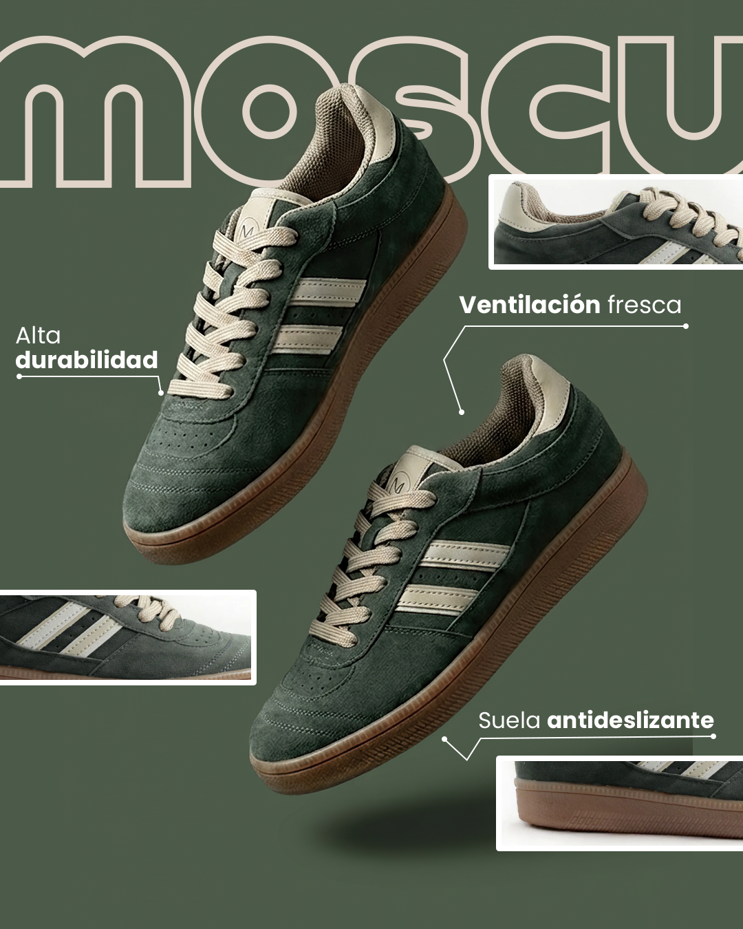 MOSCÚ VERDE BEIGE